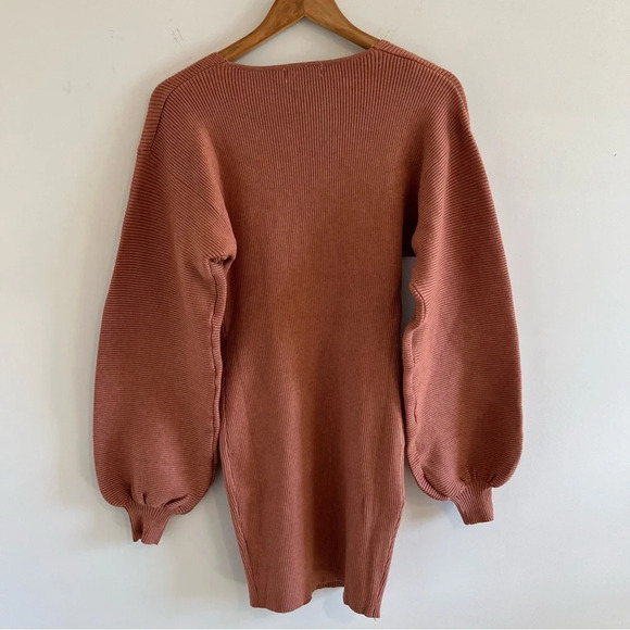 Emory Park Women’s Bodycon Ballon Sleeve Tunic Sweater Dress size Medium - Picture 12 of 12